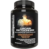 Intelligent Labs 1000MG Meriva Curcumin Phytosome, 2900% Better Absorbed Than Ordinary Turmeric Curcumin 100% Soy Free, 120 C