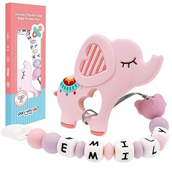 personalized baby teether