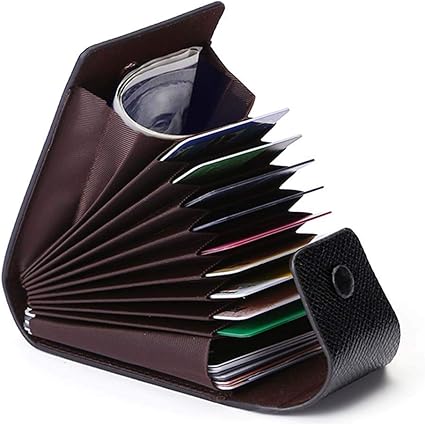 Amazon カードケース 大容量 カード入れ アコーディオン式 カードホルダー 名刺ケース 薄型 常用カード収納 メンズ ポイントカード クレジットカード Idカード ギフトカード キャッシュカードケース 定期入れ 小物 財布 スキミング防止 磁気防止 カードポケット 9