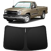 INSAUTO Windshield Sun Shade for Chevrolet Silverado/GMC Sierra 1999-2006 | Foldable Front Window Sunshade Car Accessories, UV &amp; Heat Reflector, Keeps Interior Cool, Includes Storage Bag