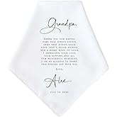 Grandfather of the Bride or Groom Gift | Personalized Wedding Handkerchief | Wedding Gift for Grandpa of the Bride or Groom