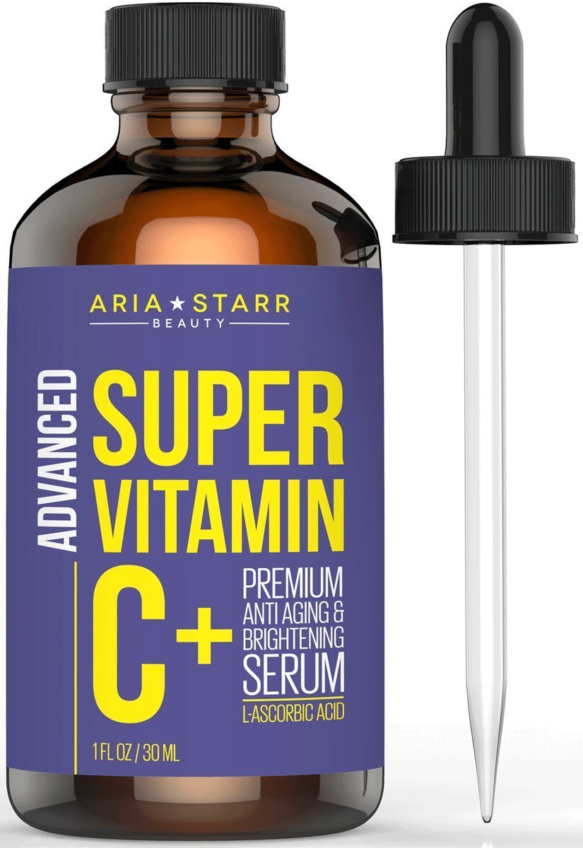 Aria Starr Vitamin C Serum LAscorbic Acid For Face, Skin Repair, Acne