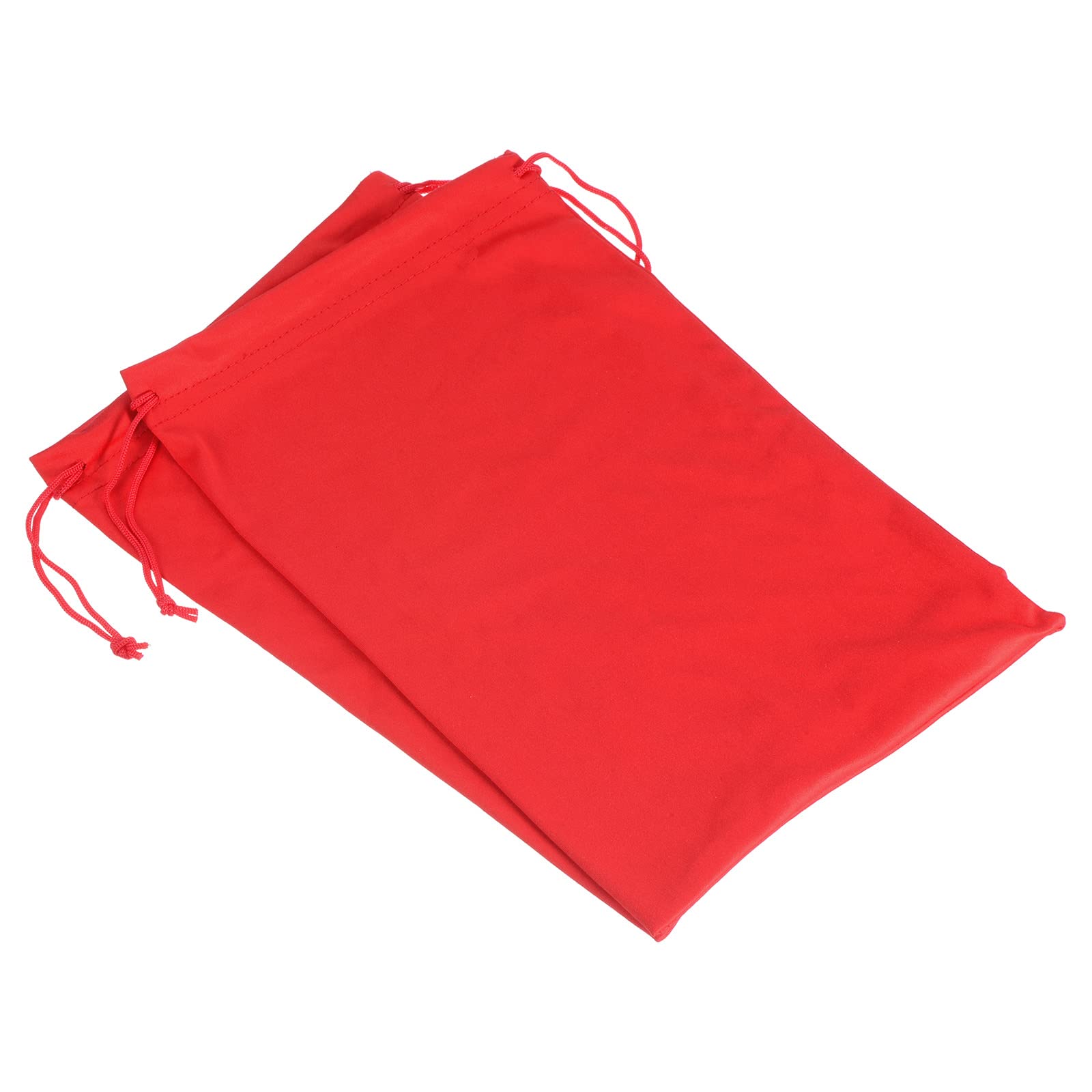 PATIKIL Ski Goggle Bag, 2 Pack 7.1"x10.6" Microfiber Snow Goggles Case Cover Soft Storage Sleeve Drawstring Pouch for Sunglasses Glasses Eyeglasses Camera Lenses Red