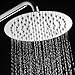 Stainless Steel Rain Shower Head From Waterbella(Best Rated),rainfall Style Showerhead , Elegantly Designed, High Polish Chrome, 8inch Diameter, Ultra Thin, Not Cheap Plastic,choose the Most Luxurious Durable, Enhance Your Shower Experience Now!