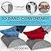 Rest My Sole - Foot Rest Cushion for Under Desk - Ergonomic Footrest Your Feet Will Love at Home or Office - Resilient Comfort Foam, Non-Slip Lower Surface and Low Profile for Optimum Leg Clearance