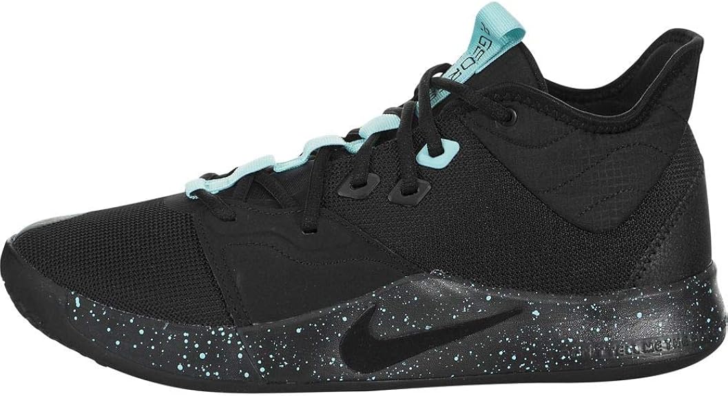 nike pg3 basketball shoes black and white