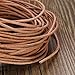 BEADNOVA 2.0mm Genuine Round Leather Cord Leather Strips for Jewelry Making Bracelet Necklace Beading, 10 Meters/ 11 Yards, Natural Color