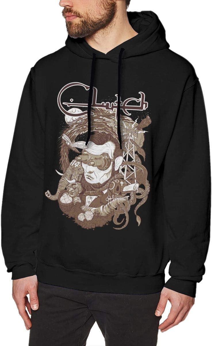 Ryantey Clutch Band Essentials Men's Hoodie Sweatshirt Hoody Black