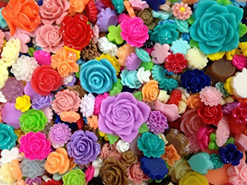 Pepperlonely brand, 30pc rose/daisy/lily/bud/ peony mixed color/s…