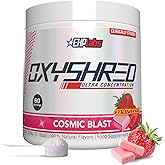 EHP Labs OxyShred Pre Workout Powder - Preworkout Powder with L Glutamine & Acetyl L Carnitine, Energy Boost Drink - Cosmic Blast, 60 Servings