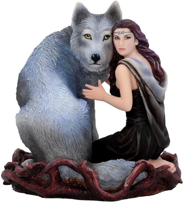 Soul Bond Wolves Statue