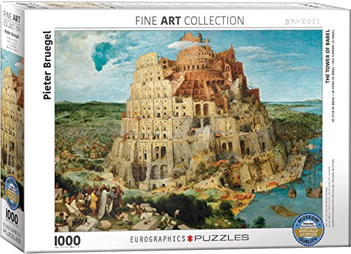 EuroGraphics The Tower of Babel by Pieter Brueghel (1000 Piece) Puzzle