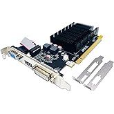 QTHREE Radeon HD 5450 Graphics Card,2GB,GDDR3,64 Bit,DVI,HDMI,VGA,Low Profile Video Card for PC,Computer GPU,PCI Express x16,