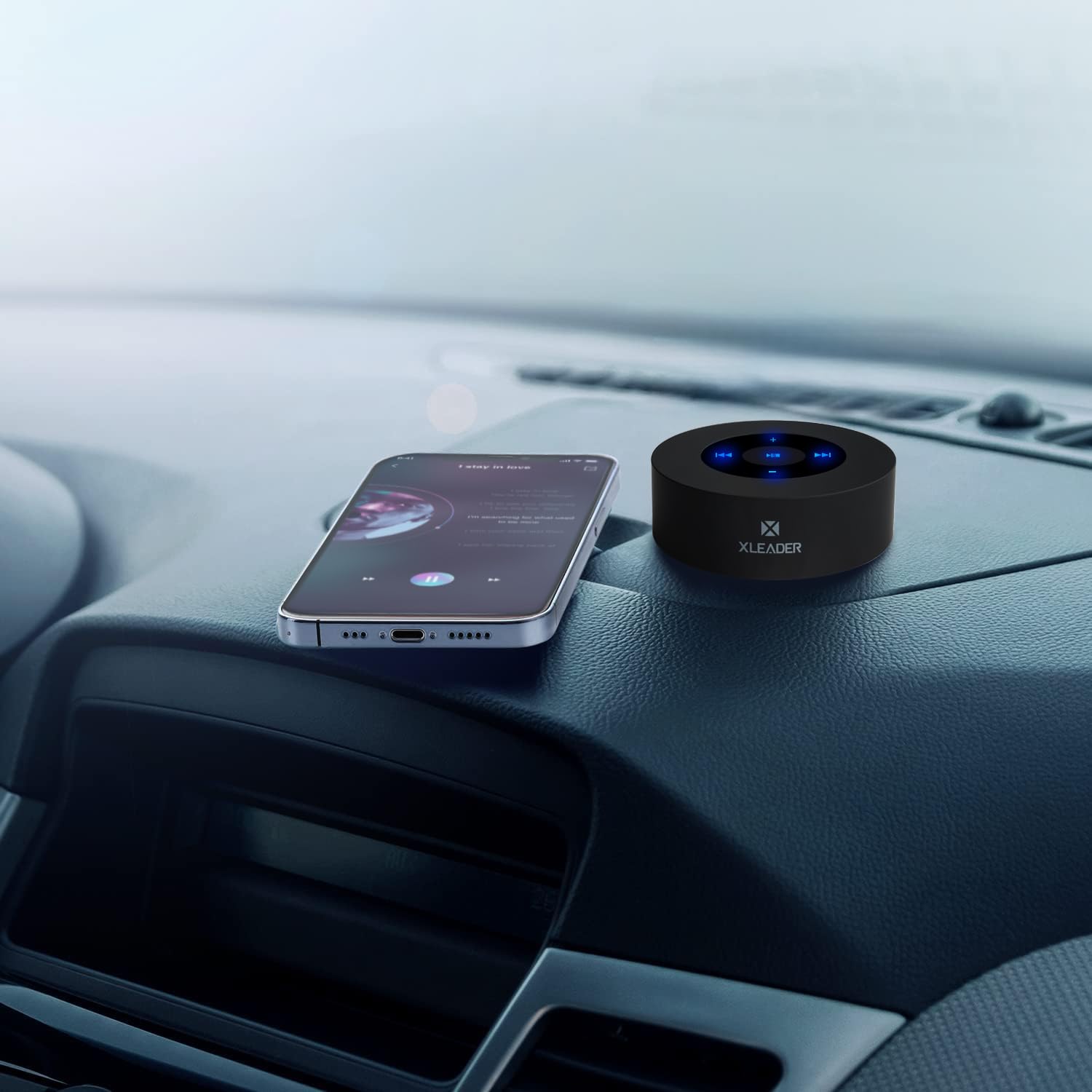 XLEADER Small Bluetooth Speaker (Travel Case Provided) Portable Wireless, HD Sound&Rich Bass, Touch Design, 12H Playtime, Support Aux Input, Micro SD, Mic, for Laptop PC Office Bathroom, Car, Gifts