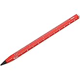 Troika CONSTRUCTION ENDLESS &ndash; PEN20/RD &ndash; Multitasking pencil with sustainable endless writing tip &ndash; HB, erasable, unbreakable, without sharpening &ndash; aluminium, metal&ndash; matt &ndash; red original