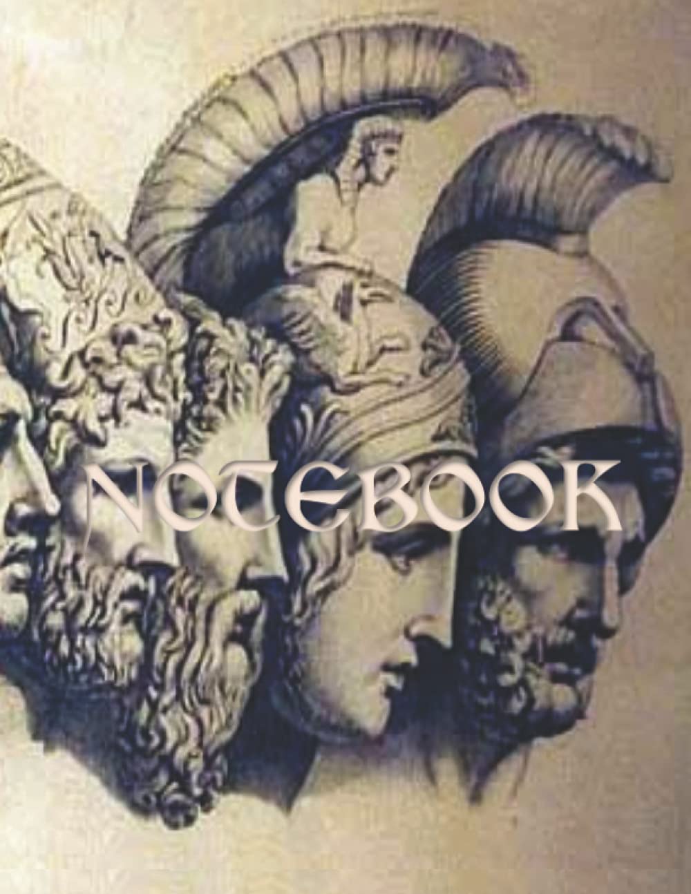 The Heroes of The Trojan War Notebook: 8.5in x 11in Notebook