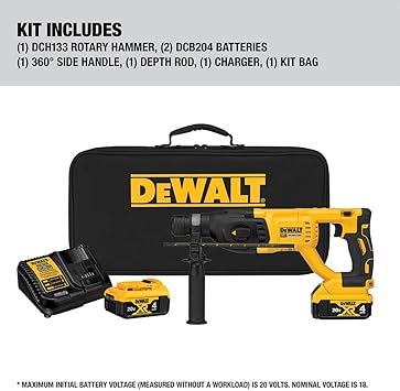 DEWALT DCH133M2 Power Hammer Drills product image 3