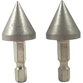 Taytools 468433 Hollow Chisel Mortise 2-Piece Set of Diamond Sharpening Hones 200 and 600 Grit for Chisels Up To 1/2 Inch
