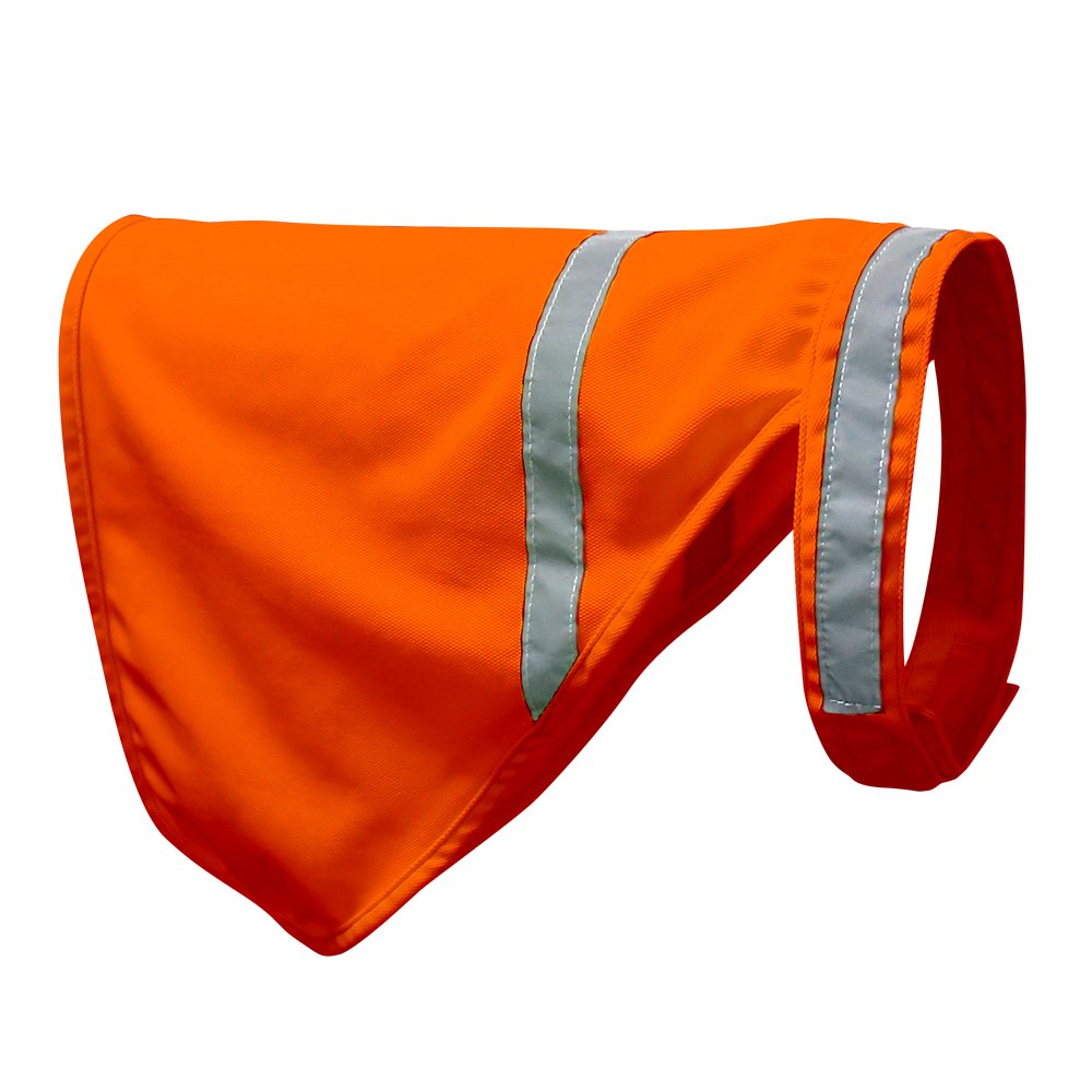 Clan_X Reflective Dog Vest, High-Visible Lightweight Dog Safety Cloth to Keep Dogs Safe, Adjustable Sizes to Fit Small, Medium, Large Breeds for Walking, Hunting, Jogging, Training. (L, Orange)