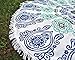 Ricdecor Indian Mandala Microfiber Large Round Beach Blanket with Tassels Ultra Soft Super Water Absorbent Multi-Purpose Towel 59 inch Across (NO.3)