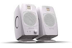 ADAM Audio D3V Active Desktop Monitoring System with USB-C Connection (Pair, White)