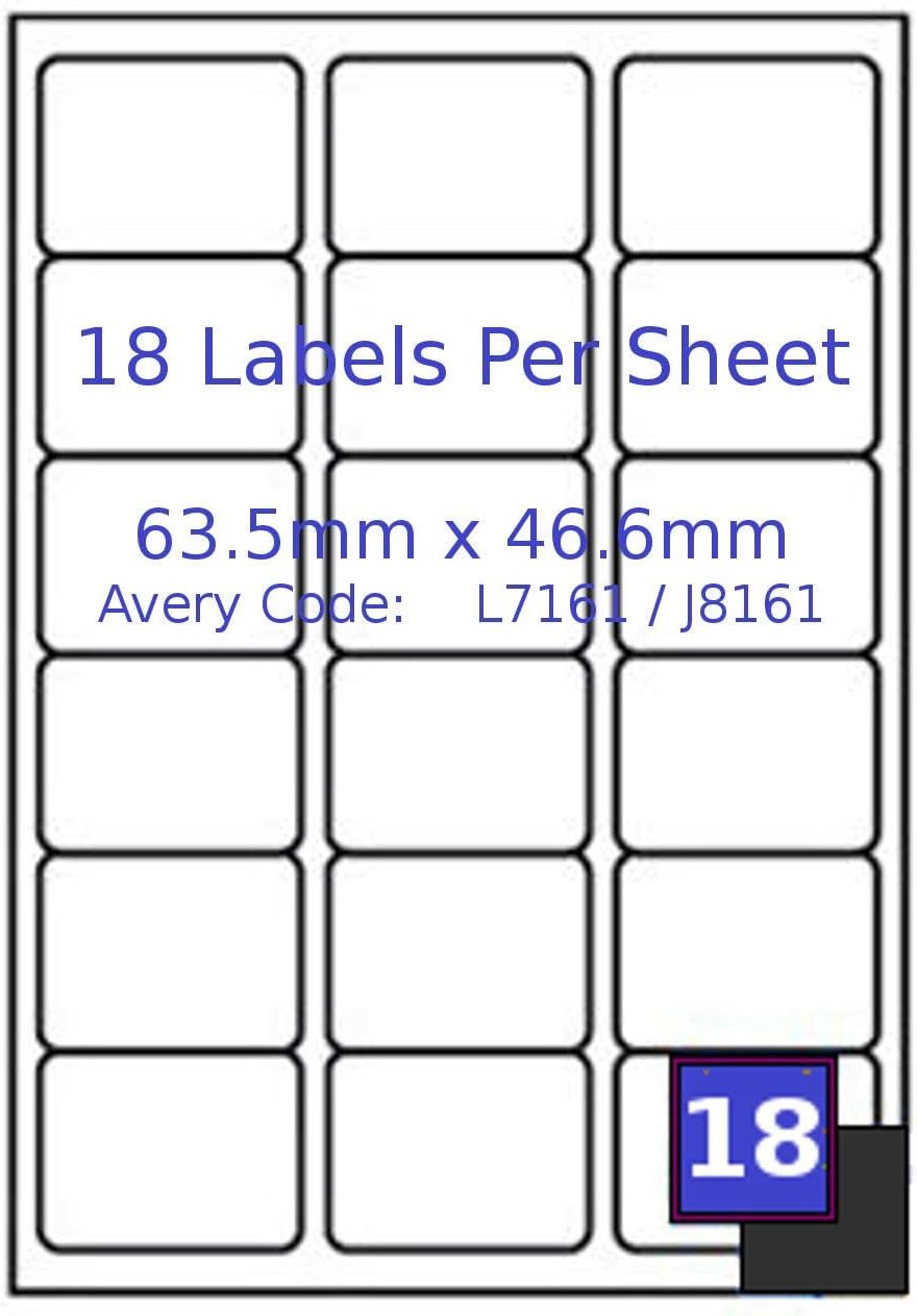 a4 sticky labels 1 per sheet