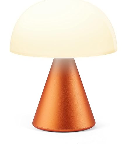 Lexon Mina L Mushroom Lamp - 9 LED Color Table Lamp for Bedrooms
