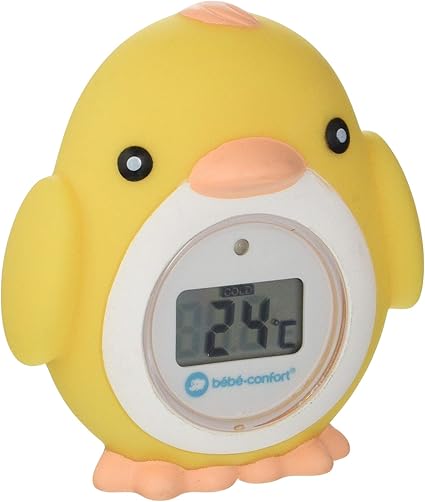 Bebe Confort Thermometre De Bain Electronique Poussin Thermometre De Bain Pour Bebe En Forme De Poussin Convient Des La Naissance Amazon Fr Bebes Puericulture