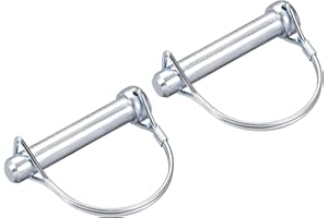 uxcell 2Pcs 1/2" Dia Trailer Coupler Pin, 2-3/4" Long Coupler Pin Shaft Locking Pin, Round Pto Pin for Farm Trailers Wagons L