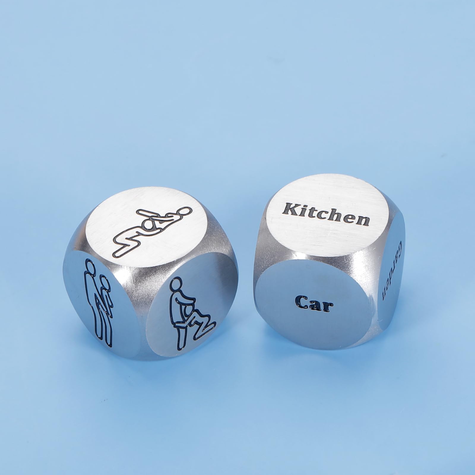 2 PCS Dice, Boo Basket Stuffer Valentines Day Gifts for Him Her Anniversary Decision Dice for Boyfriend Girlfriend Husband Wife Men Women Christmas Night Game Dice for Adults Bachelor Party Gifts