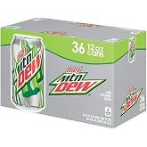 Diet Mountain Dew, 12 Fluid Ounce (Pack of 36)