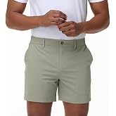 LAZYDAY Men's Casual Shorts Khaki Hiking Stretch Dress Work Golf Regular fit 5/7 Inch Lightweight with 4 Pockets Quick Dry