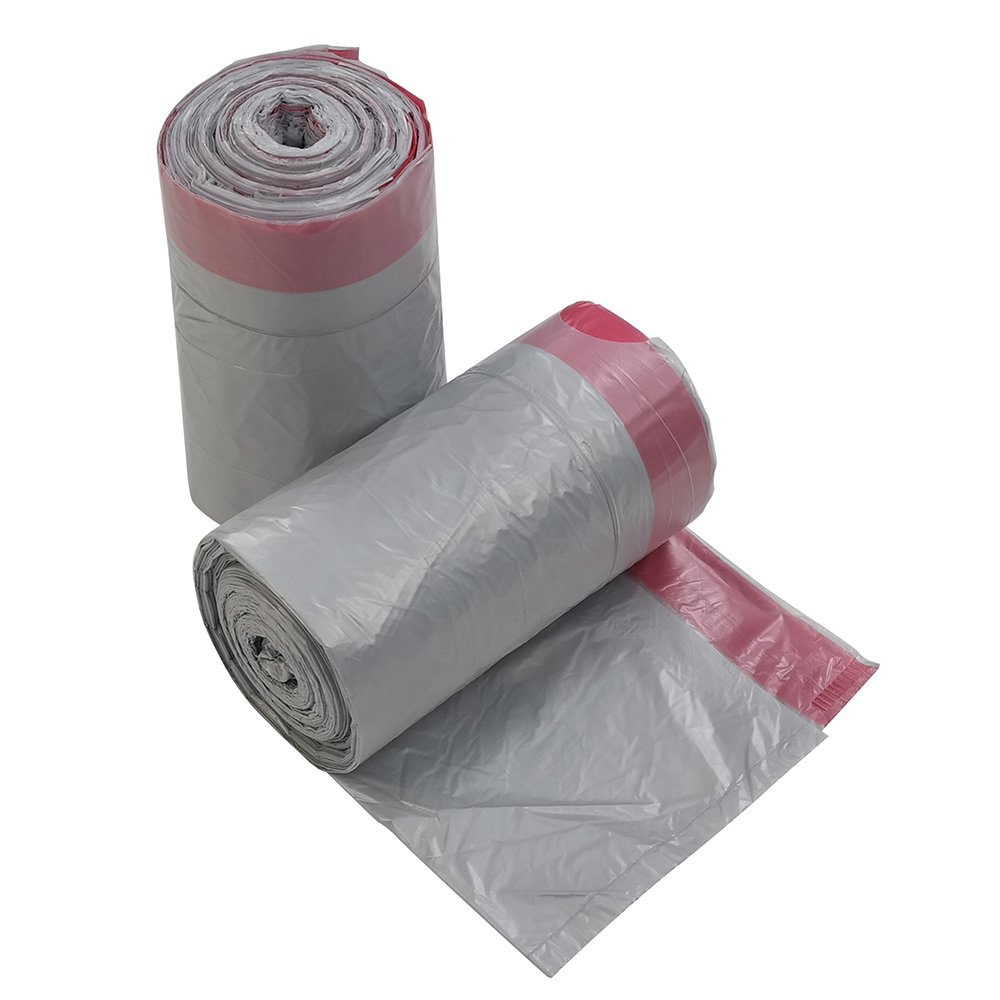 Qsbon 3 Gallon Grey Drawstring Trash Bag, 125 Counts 611982039218 eBay