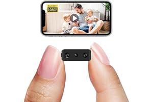 HOWKOW Indoor Wireless WiFi Camera Home Security Room Body Cameras Nanny Cam Smart Home Outdoor Cams Pet Dog Baby Camara 1080P House Portable Camaras Mini Room Night Vision Cam No Need WiFi Door Camera