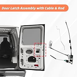 Blycorul Rear Door Latch Assembly with Cable