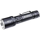 NEXTORCH P91 Tactical Flashlight High Lumens, 5000 Lumens Dual Switch Rechargeable Flashlight with 6 Modes & Strobe & Ceramic Glass Breaker for Night Duty, Breakout Operations, Tactical Training, etc
