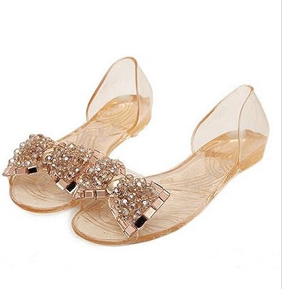 transparent shoes flat