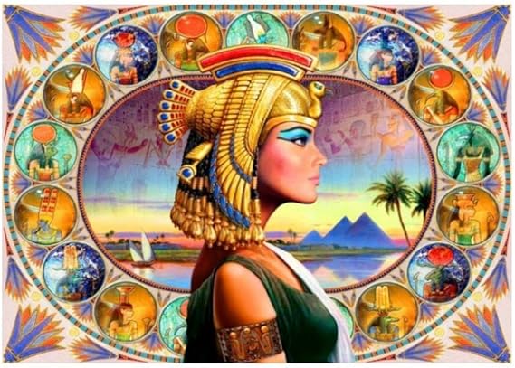 5D-DIY-Dibujo de diamante-Diosa egipcia-Diamante de imitación de