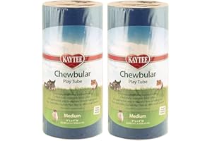 Super Pet Kaytee Chewbular Play Tube, Medium, Colors Vary (2 Pack - Medium)
