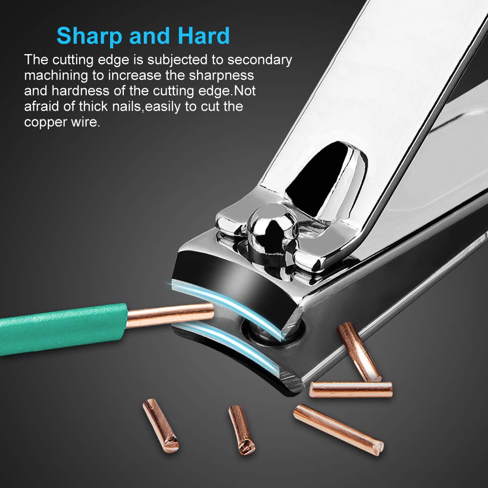 Manicure Set Nail Clippers Pedicure Kit -18 Pieces Stainless Steel Manicure Kit, Professional Grooming Kits, Nail Care Tools with Luxurious Travel Case : Beauty