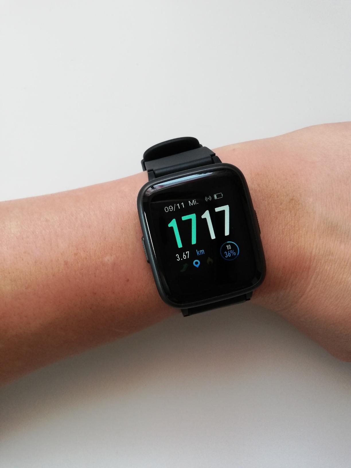 SmartWatch für Android iOS Phone 2019 Version IP68 Wasserdicht, ANGGO