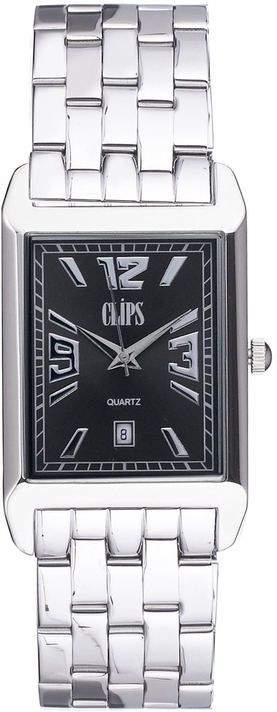 Clips Men's Quartz Watch 553-7001-48 with Metal Strap