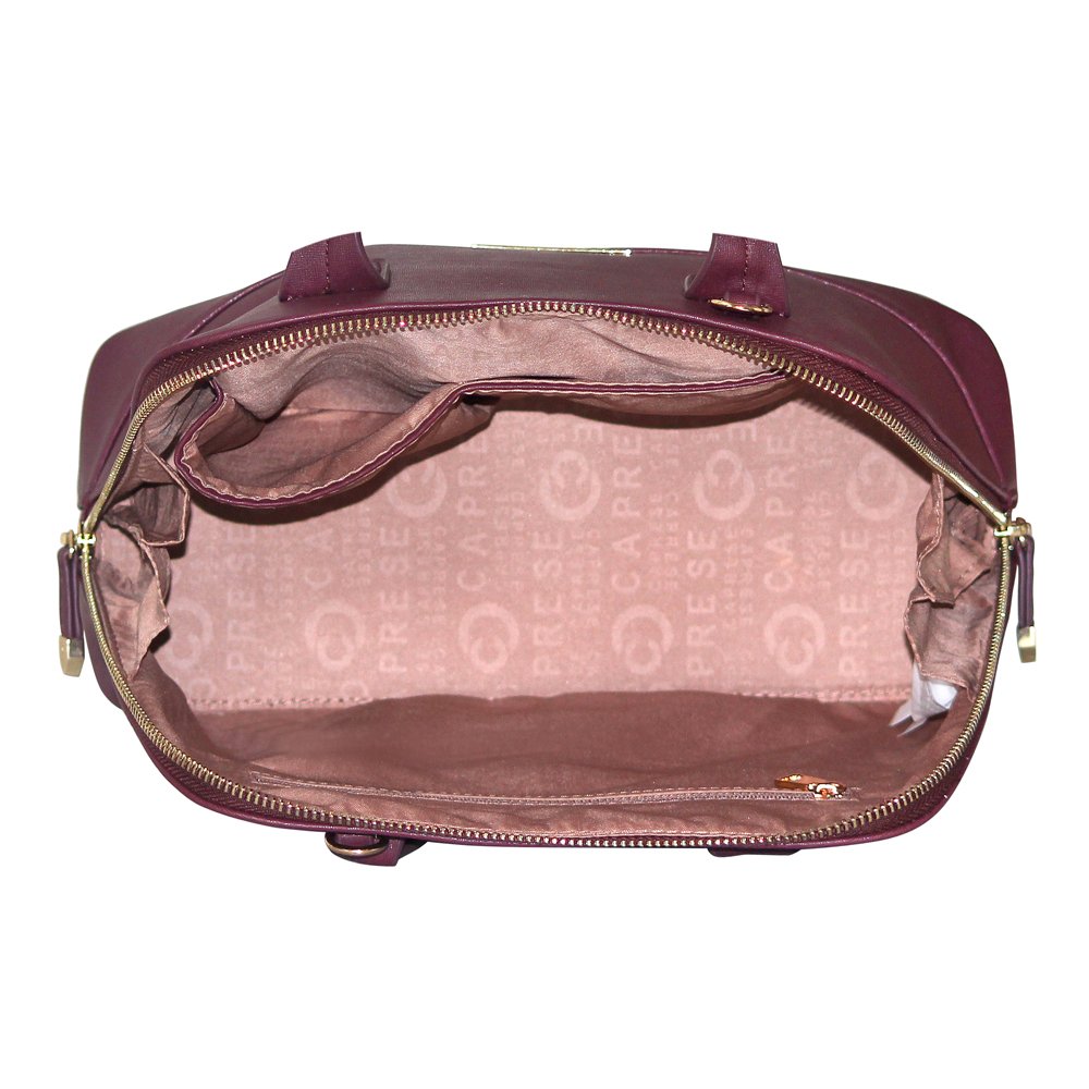 caprese toni women's satchel (maroon) ()