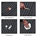 Big Ant Car Seat Cushion, Full Size 2 PCS Breathable Universal Four Seasons Interior Front or Back Seat Covers for Auto Supplies Office Chair with PU Leather(Black)