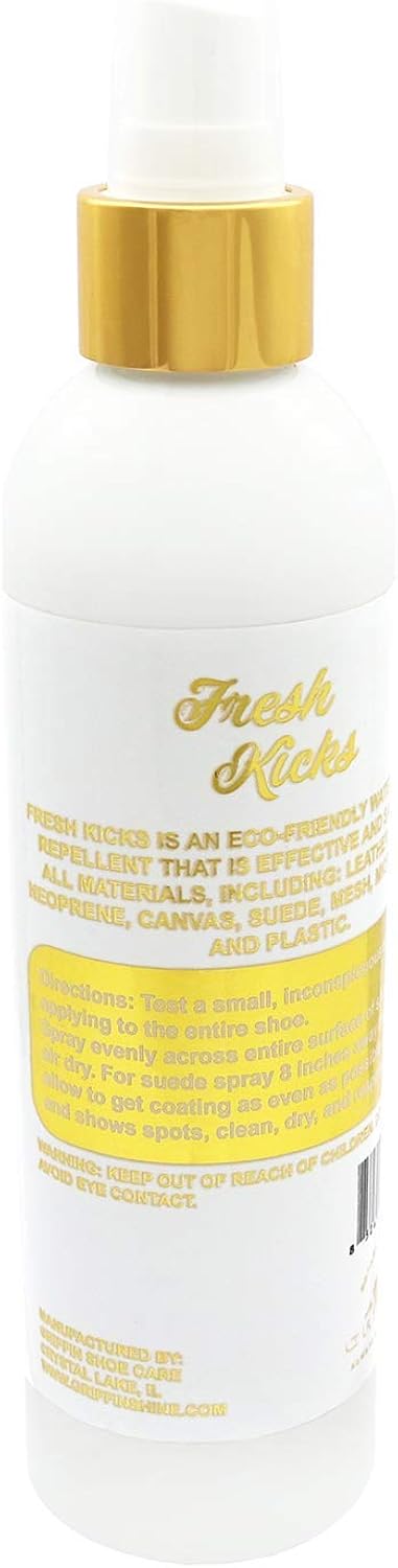 Fresh Kicks Water & Stain Repellent - Waterproofing Protector Spray For Shoes (8 oz.): Shoes