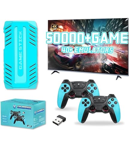 Multi Consolas retro 4k portatil 10 000 juegos 2 mandos inalambricos de segunda mano