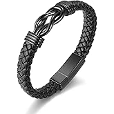 XIUDA Urn Bracelet for Ashes Cremation Jewelry for Human Ashes Stainless Steel Cremation Bracelet Memorial Ashes Keepsake for Women Men