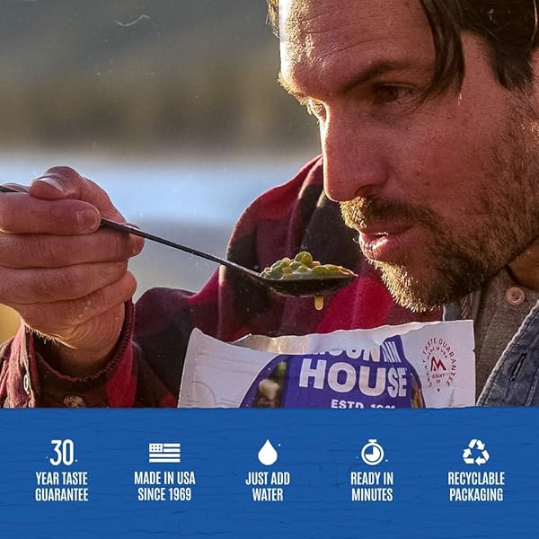 MOUNTAIN HOUSE LASAGNA WITH MEAT SAUCE | FREEZE DRIED BACKPACKING & CAMPING FOOD |2 SERVINGS