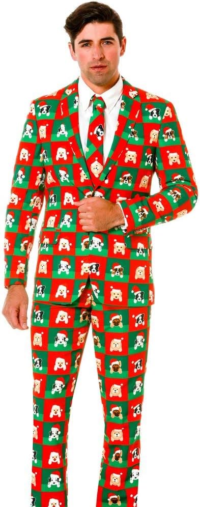 Shinesty Men’s Ugly Christmas Suit – The Top Ugly Christmas Sweater Party Suit