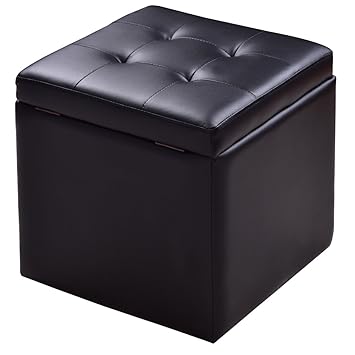 Amazon Com Patcharaporn Storage Box Ottoman Square Seat